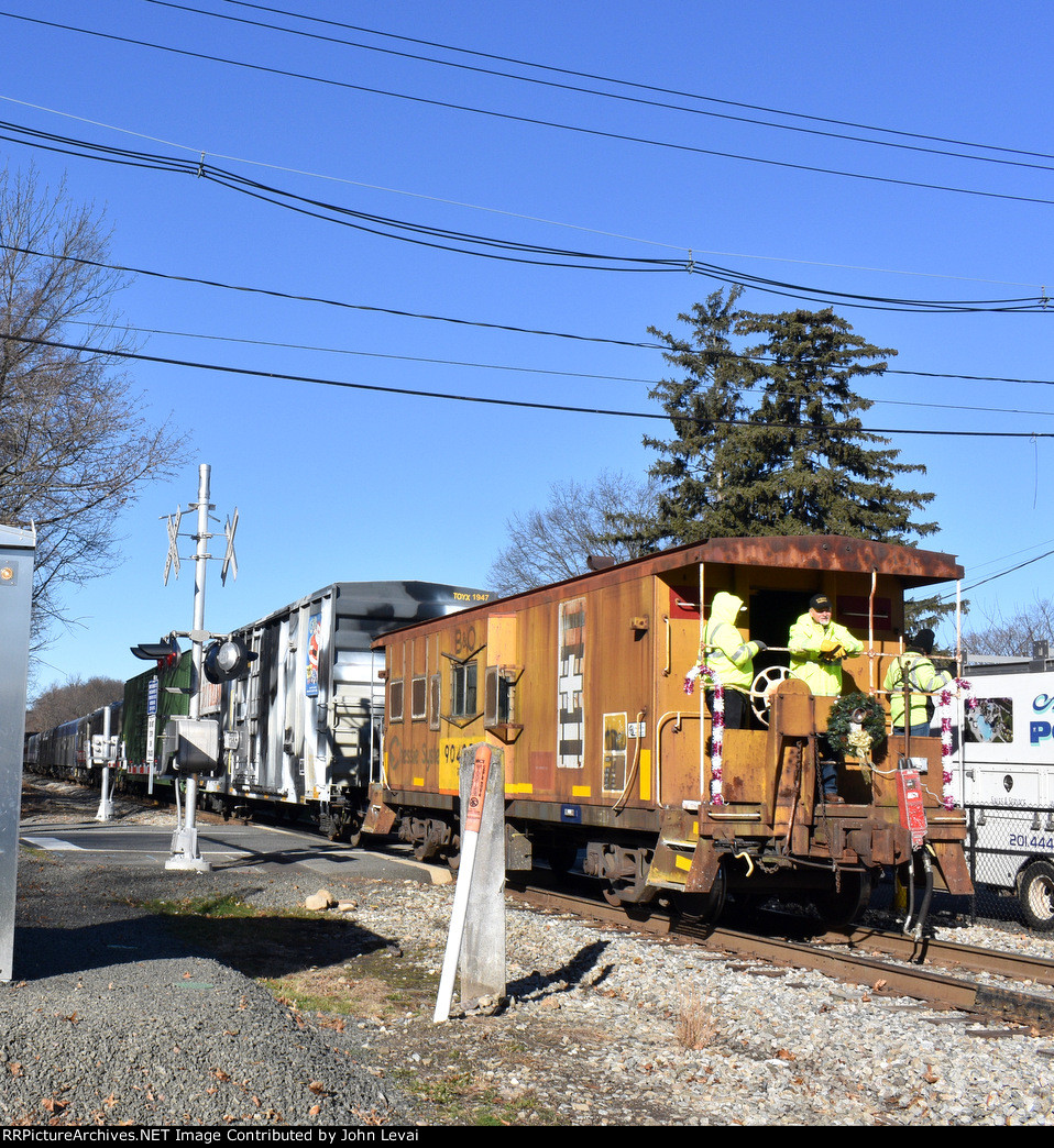 Chessie System Caboose on the rear of the TFT train